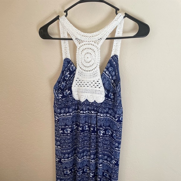 NWOT size medium (7-9) navy No Boundaries dress - Picture 6 of 6